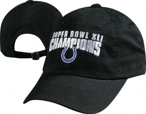 Buy Indianapolis Colts Super Bowl XLI Champions Achilles Adjustable Hat