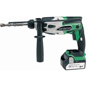 Hitachi DH18DSL/JL 18V SDS-Plus Rotary Hammer Drill - 2 x 3.0Ah Lithium-Ion Slide On Batteries