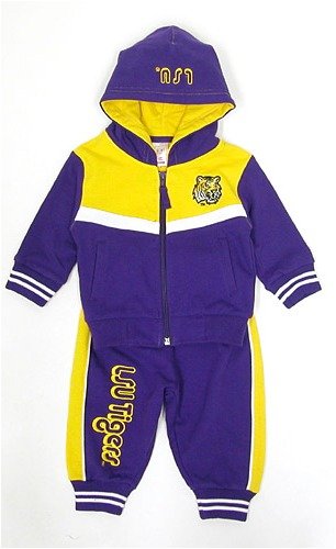 Buy LSU Tigers Slingshot Infant Hoodie Pants Set by Colosseum