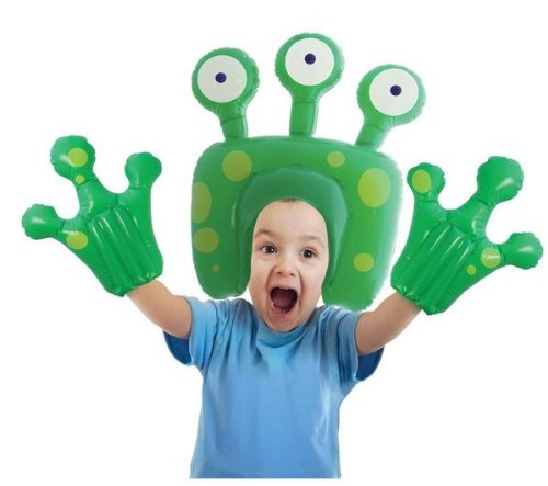 Bluw Inc Inflatable Alien Head And Hands