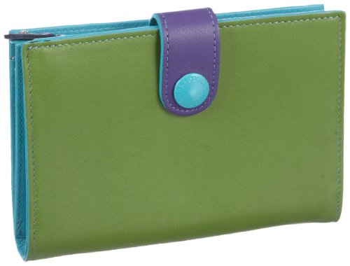 Gabs GMONEY GMONEY4, Damen Portemonnaies, Gr&uuml;n (verde+viola 2540), 14x9x2 cm (B x H x T)