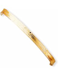 Genuine 14K Yellow Gold 3/16 Diamond-Cut Concave Hinged Bangle Bracelet 5 Grams Of Gold 100% Satisfaction Guaranteed.
