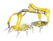 SALEWA Steigeisen Aguille 2.0 Walk Antiboot Cram, steel/yellow, One size, 00-0000000884
