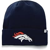 Denver Broncos Navy Blue Cuffed Knit Beanie Hat