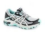 Asics Laufschuhe Gelände Gel Trabuco 14 G-TX W grey black aruba blue (Größe: 40,5)