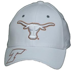 Men`s Texas Longhorns White Arctic Z-Fit Cap by Zephyr Graf-X