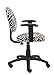 Boss Office Products B326-ZB Perfect Posture Delux Microfiber Task Chair with Adjustable Arms in Zebra