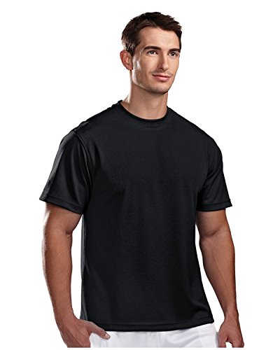 Tri-Mountain Men's 100% Polyester Pique Crewneck Shirt (12 Colors, S-6XLT)