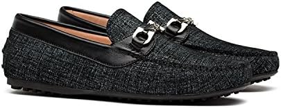 Opp Men's City Leather Loafers Black