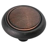 Buy 1-1 4 in. Vintage Bronze w Dark Wood Cabinet Knob (Set of 10) by Belwith