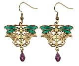Dragonfly Earrings - Pewter - 1'' Height