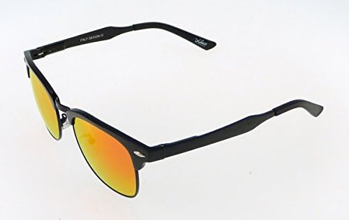 SUM803-C1 Matte Black: Wayfarer Sunglasses Half Frame