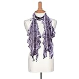 Modern Style Neck Wear Scarf In Cotton & Silk Fabric From India (Free Shipping) Scrf0120r