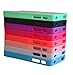 Costyle 8pcs/lot 8 colors Soft Trim High Clear Back Hard Cover Bumper Case for All iPhone 4 4S 4GS