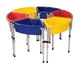 Ecr4kids Sand and Water Activity Play Table with Lids 6 Station