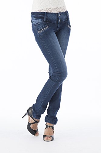 (トゥルッコスジーンズ) Trucco's jeans 美脚ストレッチ ジーンズ tru-2721 インディゴ