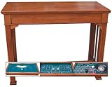 American Heritage Rectangle Gaming Table for Roulette, Craps, Blackjack, & Poker Games. Includes Bonus 100 Piece Poker and 2 Card Set!
