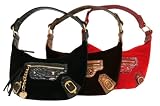 XOXO Velvet West Broadway Hobo Handbag