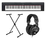 Produkt-Bild: Yamaha NP-31 Stage Piano, Set inkl. Keyboardst&auml;nder, Netzteil und Kopfh&ouml;rer, Schwarz