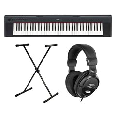 Yamaha NP-31 Stage Piano, Set inkl. Keyboardst�nder, Netzteil und Kopfh�rer, Schwarz