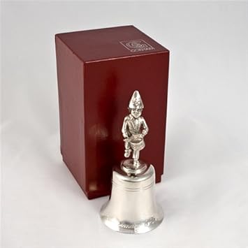 #!Cheap 1980 Drummer Boy Bell Silverplate Ornament by Gorham