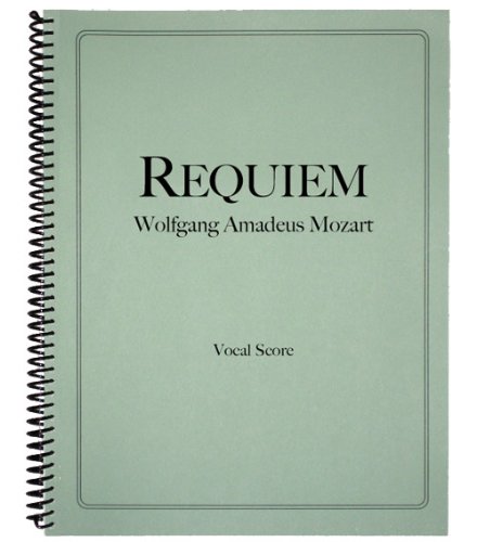 Mozart - Requiem, K. 626, Vocal Score