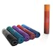 Aurorae Northern Lights Yoga Mat with Golden Sun Focal Icon -SGS approved Free from Phthalates and Latex. Biodegradable, Sunset (Golden)