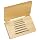 Alvord Polk 155-S-04 High-Speed Steel Taper Pin Reamer Set, Straight Flute, Uncoated Finish, 7-Piece, 7/0 - #0 Taper Pin Sizes in Wood Case