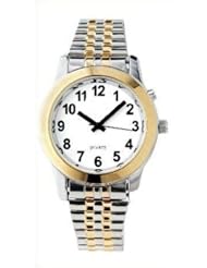 Ladies Deluxe Talking Wrist Watch Two Tone