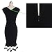LUNAJANY Women's Vintage Midi Sheath Business Causal Office Party Wiggle Dress