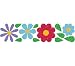 Girls Large Daisy Daisies Flowers Garden Wallpaper Wall Mural Accents