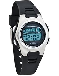 Sportech Womens SP10204 - Digital Sport Watch - Race Black & Silver