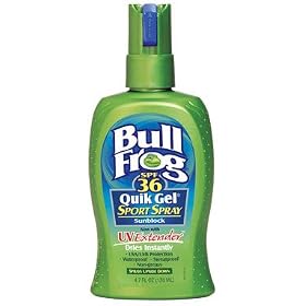 Bullfrog Quik Gel Sport Spray SPF 36 Sunblock with UV Extender - 4.7 oz.