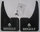 1 (Pair) Renault Mudflaps – With Logo Universal Fit Front Or Rear – Clio, Megane, Laguna, All Models
