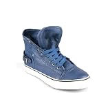 Lace-Up Leatherette Sneaker
