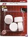 Ace Plastic Straight Tip Non-marking Easy Gliding On