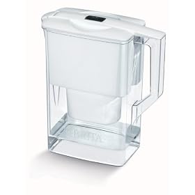 Brita Spacesaver Water Filter Jug, Cool White