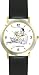 Habit 2 - Goal, Straight A's (English Text) - DELUXE TWO-TONE WATCH from THE 7 HABITS - WATCH COLLECTION BY WATCHBUDDY&reg; - Arabic Numbers - Black Leather Strap-Size-Children's Size-Small ( Boy's Size & Girl's Size )