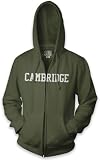 Cambridge Collegiate Unisex Full-Zip Hooded Sweatshirt