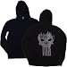 Search : Punisher Distressed Logo Zip Front Hooded Sweatshirt by Junk Food