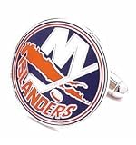 New York Islanders Cufflinks - NHL Hockey Sports Themed Formal Wear