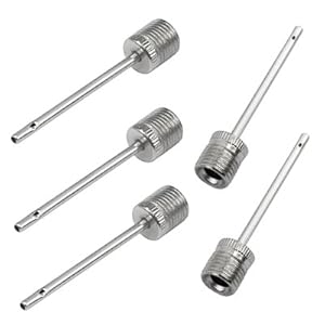 5 X Ball Inflating Pump Needle - Suitable for inflating Footballs, Basketballs, Volleyballs, Netballs Rugby balls etc