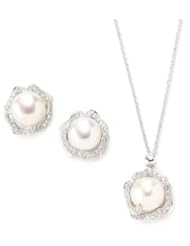 Bella Pearl Designer Jewelry Set