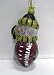 NFL New Orleans Saints LED Lighted Football Snowmen Christmas Ornament
