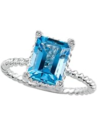Genuine Blue Topaz Ring by Effy Collection®