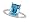 Genuine Blue Topaz Ring by Effy Collection® in 14 kt White Gold Size 4