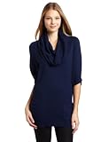 BCBGMAXAZRIA Women's Aspen Saddle Sleeve Tunic Top