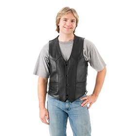 Mossi 20-108-46 Black Size 46 Men’s Side Lace Vest thumbnail