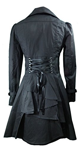 -Rainy Night in Paris- Black Victorian Gothic Corset Vintage Style Jacket