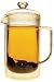 FIVE MOUNTAINS Griffin 34-Ounce Double Wall Glass Teapot Pitcher with Complimentary Organic Green Tea